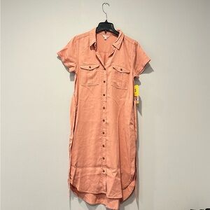 Teddi Rose Women's Tencel Shirt Dress